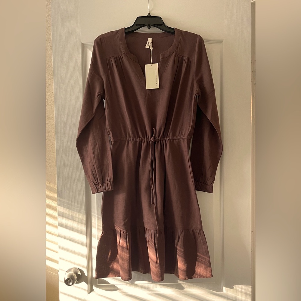 PACT 💯% organic cotton tiered dress